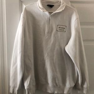 Chi Omega 3-quarter zip pullover